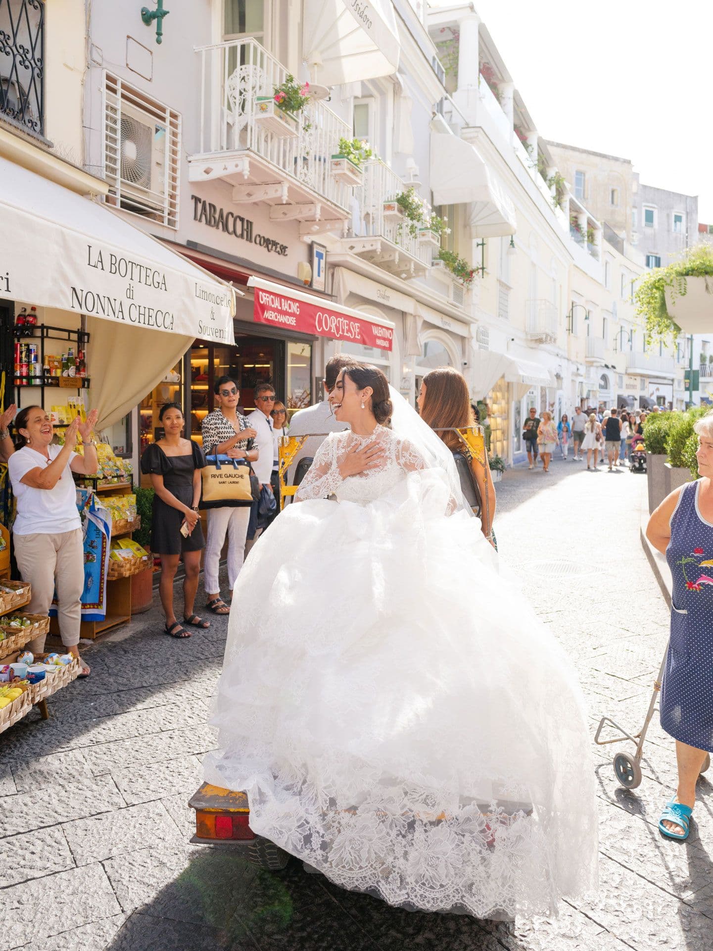 Adriana  Neville Capri wedding photographer