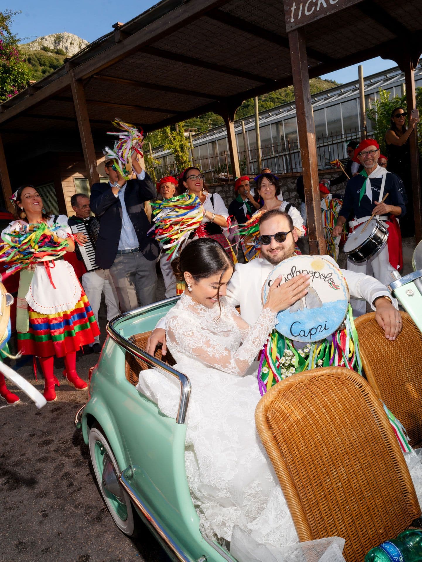 Adriana  Neville Capri wedding photographer