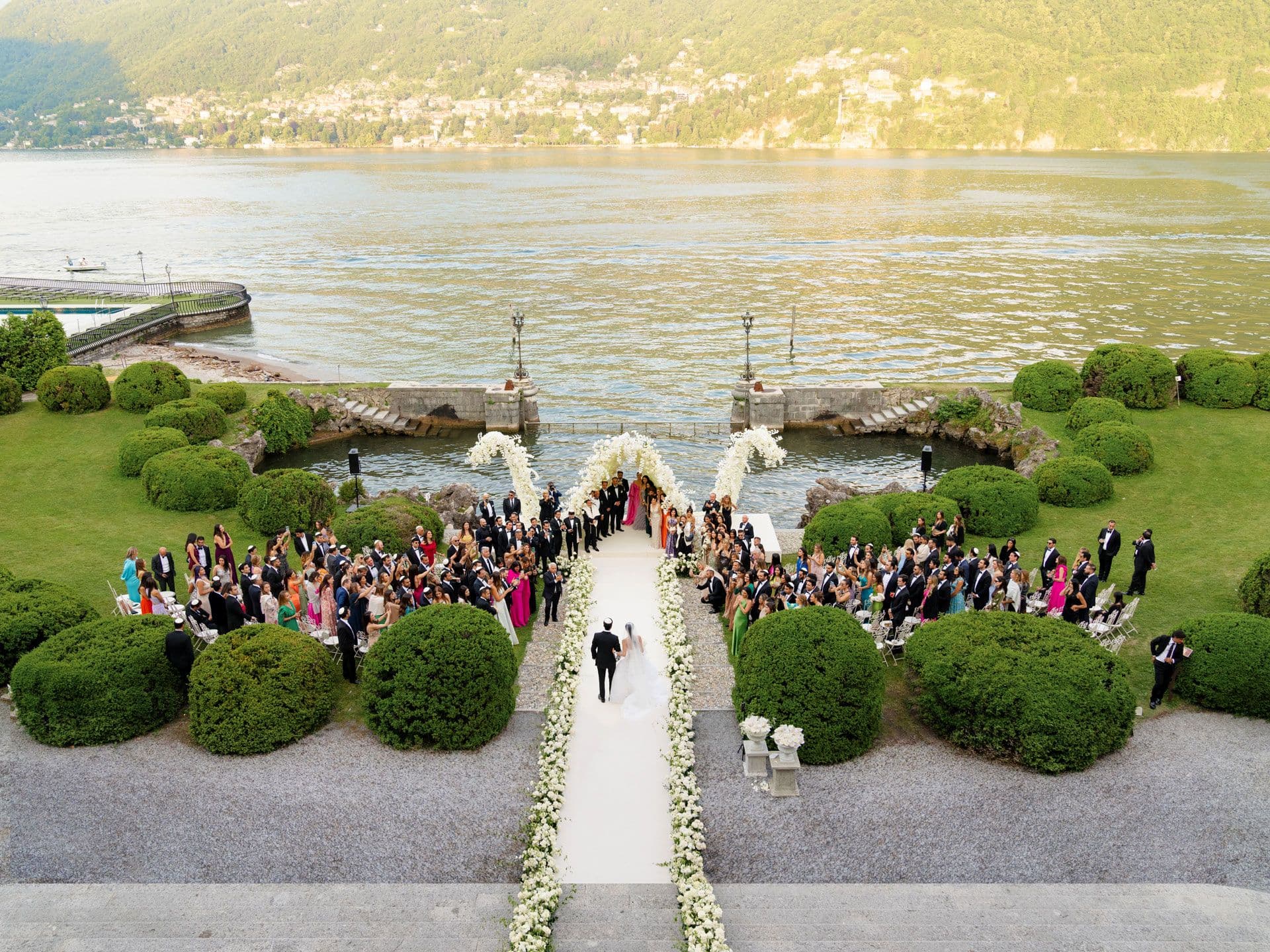 Daniella  Kevin Lake Como wedding photographer